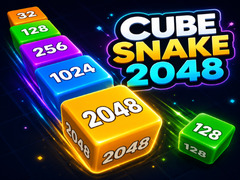 Lojë Cube Snake 2048