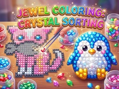 Lojë Jewel Coloring: Crystal Sorting
