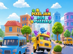 Lojë Pixel Jam Bus Puzzle