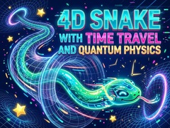 Lojë 4D Snake with Time travel and Quantum Physics