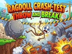 Lojë Ragdoll Crash-Test: Throw and Break!