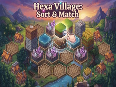 Lojë Hexa Village: Sort & Match