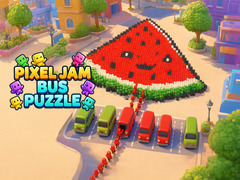 Lojë Pixel Jam Bus Puzzle: Color Sort