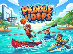 Lojë Paddle Hoops