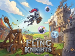 Lojë Fling Knights