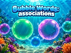 Lojë Bubble Words Associations