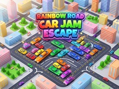 Lojë Rainbow Road Car Jam Escape