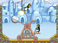 Lojë Crazy Penguin Catapult