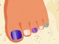 Lojë Summer pedicure
