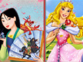 Lojë Mulan And Aurora Similarities